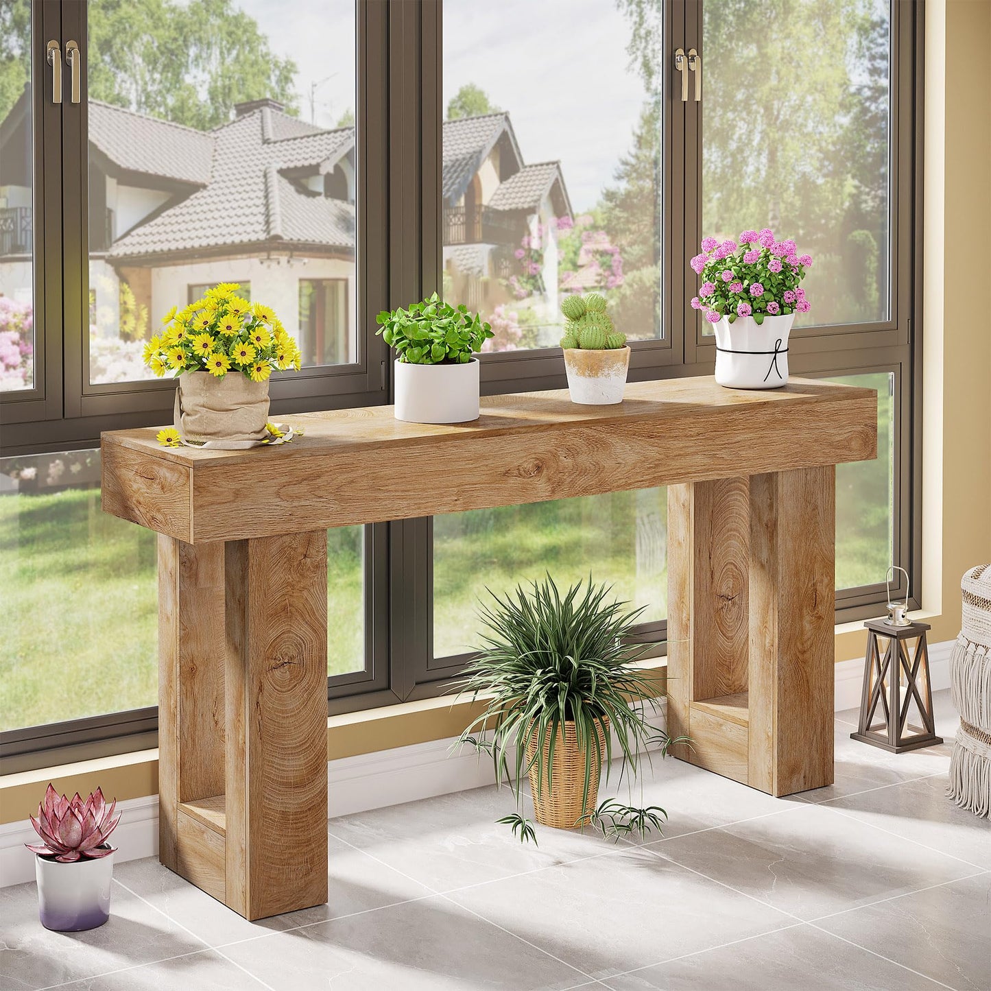 Tribesigns 63-Inch Long Console Table