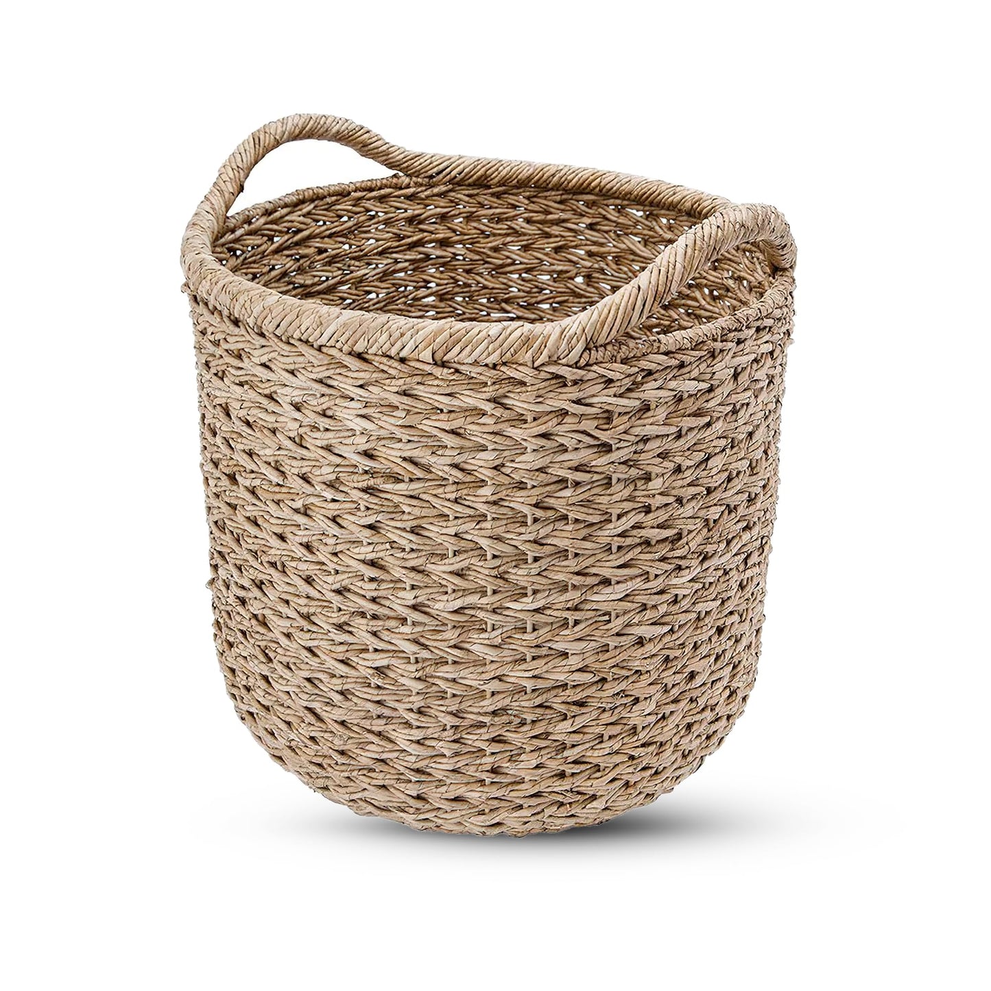 KOUBOO Large Decorative Seagrass Storage Basket, Handmade, Seagrass Basket, Living Room, Blankets, Toy Bin, Extra Storage, Decorative Storage, Laundry Basket, Linens