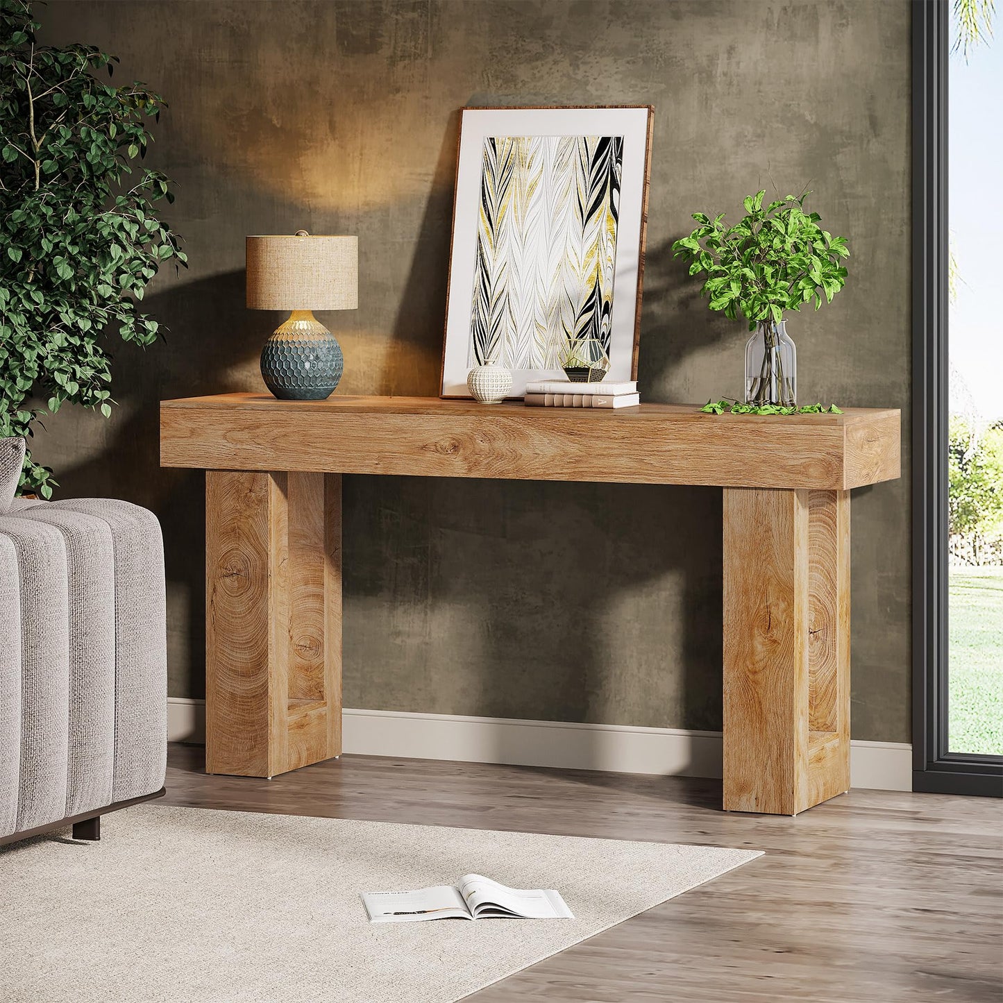 Tribesigns 63-Inch Long Console Table