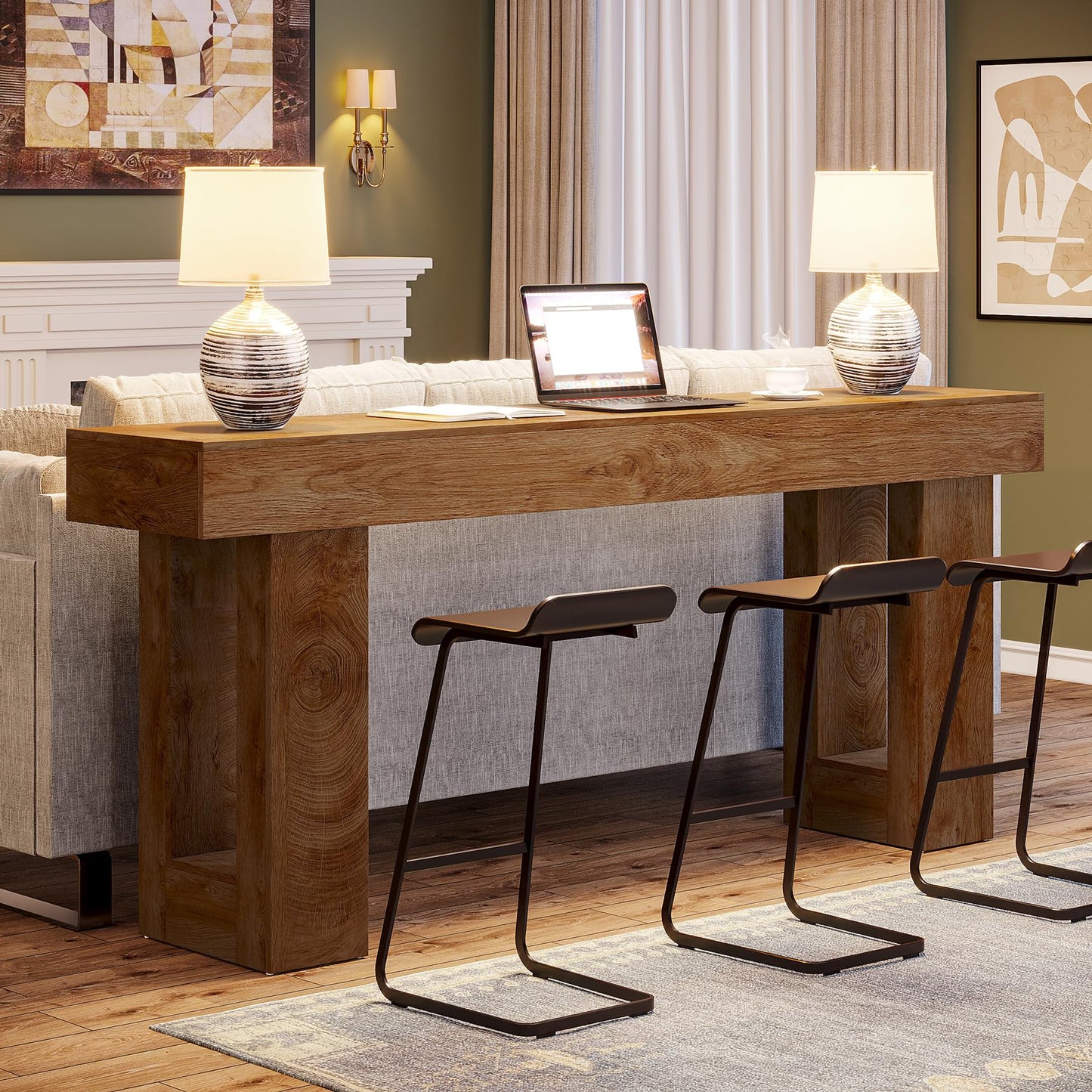 Tribesigns 63-Inch Long Console Table