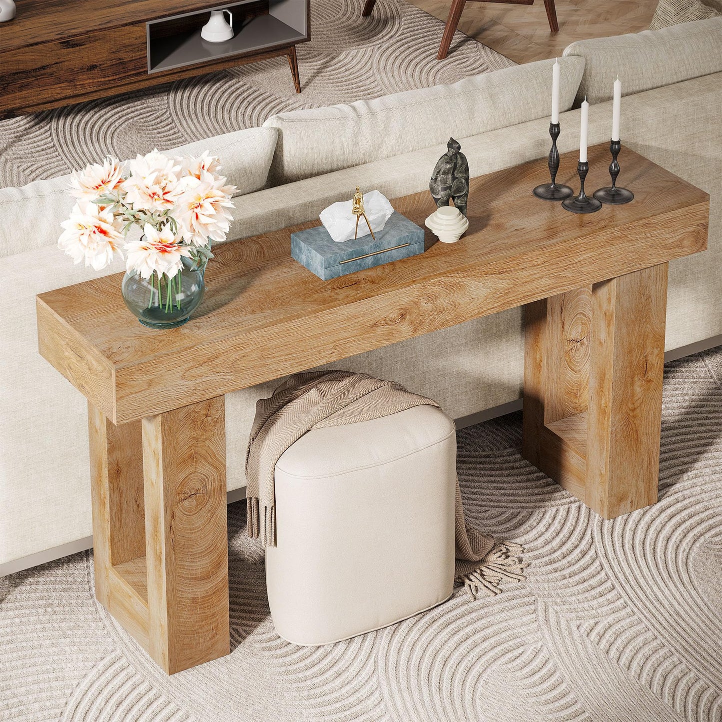 Tribesigns 63-Inch Long Console Table