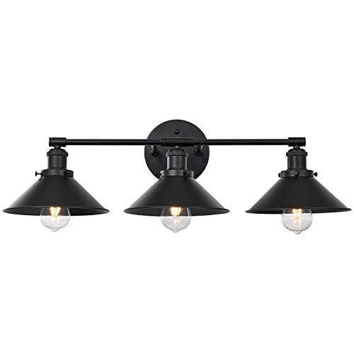 PASSICA DECOR  Industrial 3-Light Vanity Wall Sconce