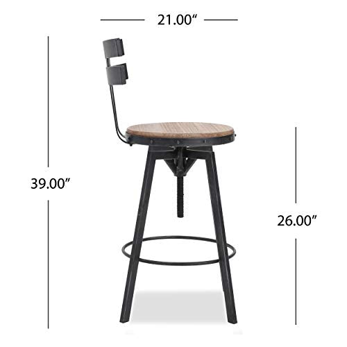 Christopher Knight Home Alanis Firwood Barstool