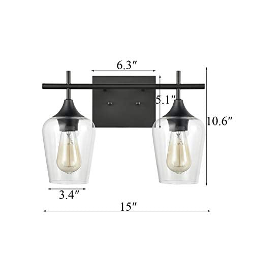 TENGIANTS 2-Light Bathroom Vanity Lighting