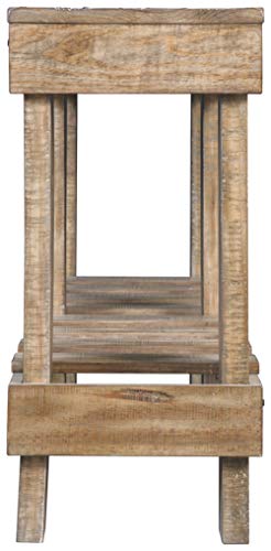 Ashley Susandeer Rustic Farmhouse Console Sofa Table