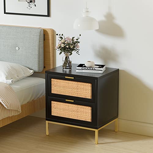 Anmytek Rattan Nightstand