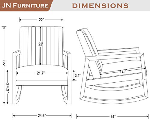 Janoray Leather Rocking Chair