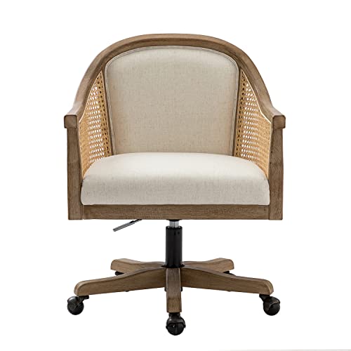 HULALA HOME Rattan Desk Chair