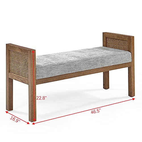 Niccae Linen Upholstered Bedroom Bench