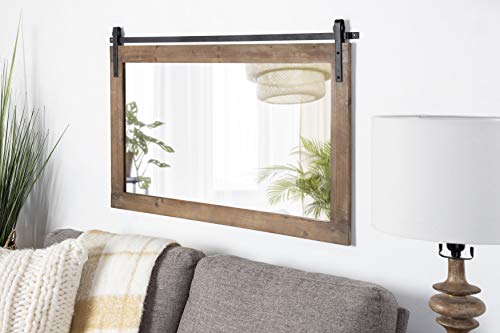 Kate and Laurel Cates Farmhouse Wall Mirror