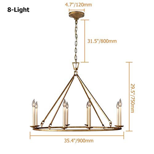 LOVEDIMA Rustic Chandelier