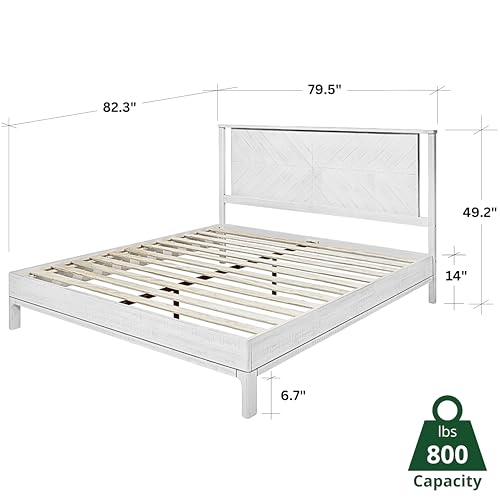 Bme Vivian Deluxe Bed Frame with Headboard