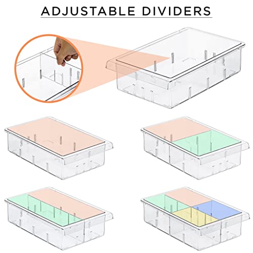 Sorbus Pull Out Fridge Drawer Organizer