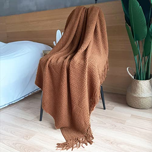 LOMAO Knitted Throw Blanket