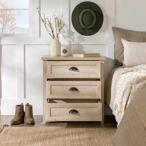 Walker Edison Hazel Modern Farmhouse Nightstand