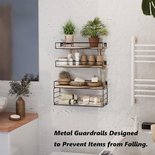 Oxendon Floating Shelves with Paper Basket