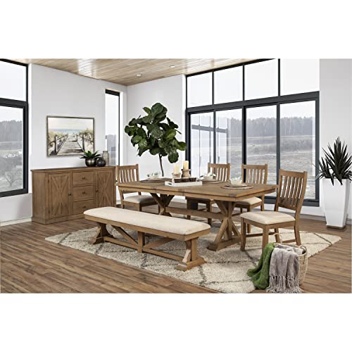 Alpine Furniture Arlo Dining Table, Natural