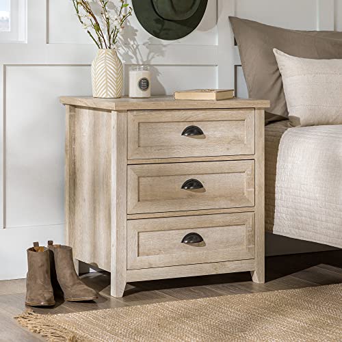 Walker Edison Hazel Modern Farmhouse Nightstand