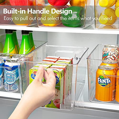 YIHONG Clear Pantry Storage Organizer Bins