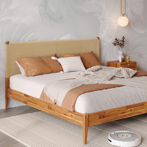 Bme Selina Wood Platform Bed Frame