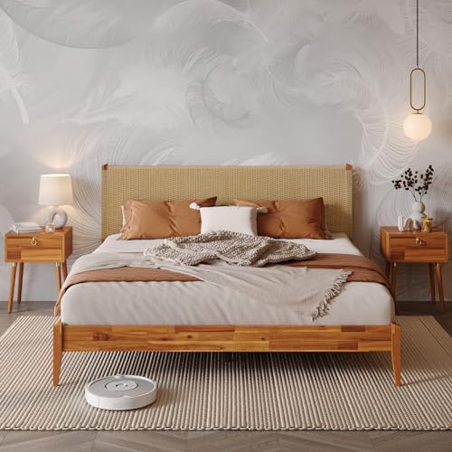 Bme Selina Wood Platform Bed Frame