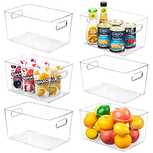 YIHONG Clear Pantry Storage Organizer Bins