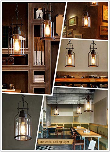 SUSUO Vintage Pendant Ceiling Light