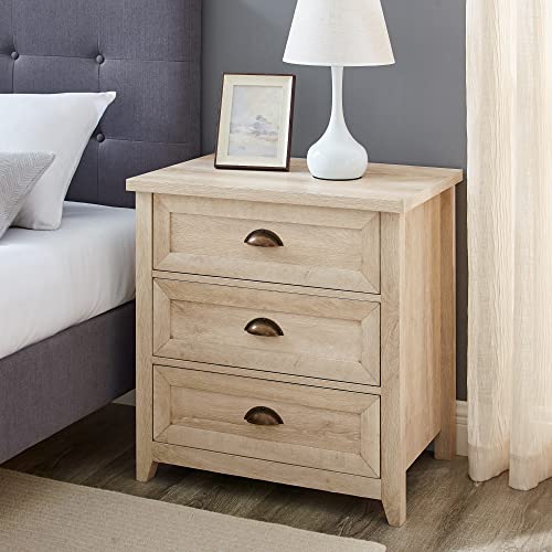 Walker Edison Hazel Modern Farmhouse Nightstand