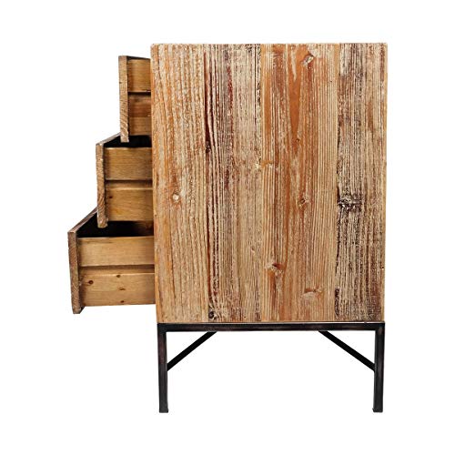 Angora Reclaimed Wood 6 Drawer Dresser