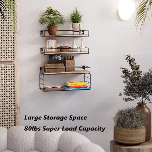 Oxendon Floating Shelves with Paper Basket