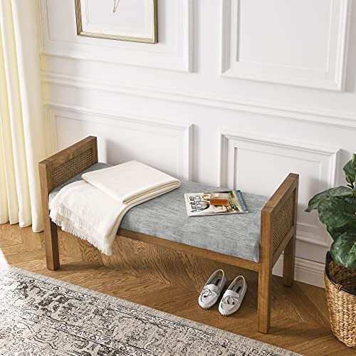 Niccae Linen Upholstered Bedroom Bench