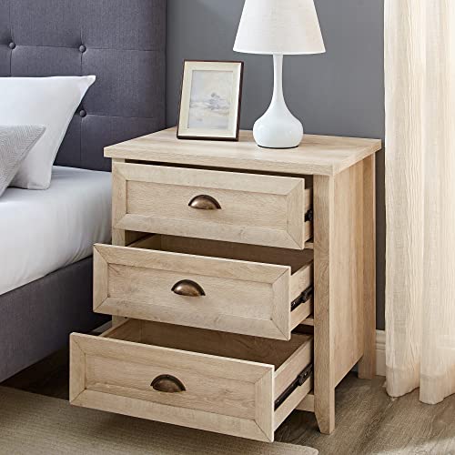 Walker Edison Hazel Modern Farmhouse Nightstand