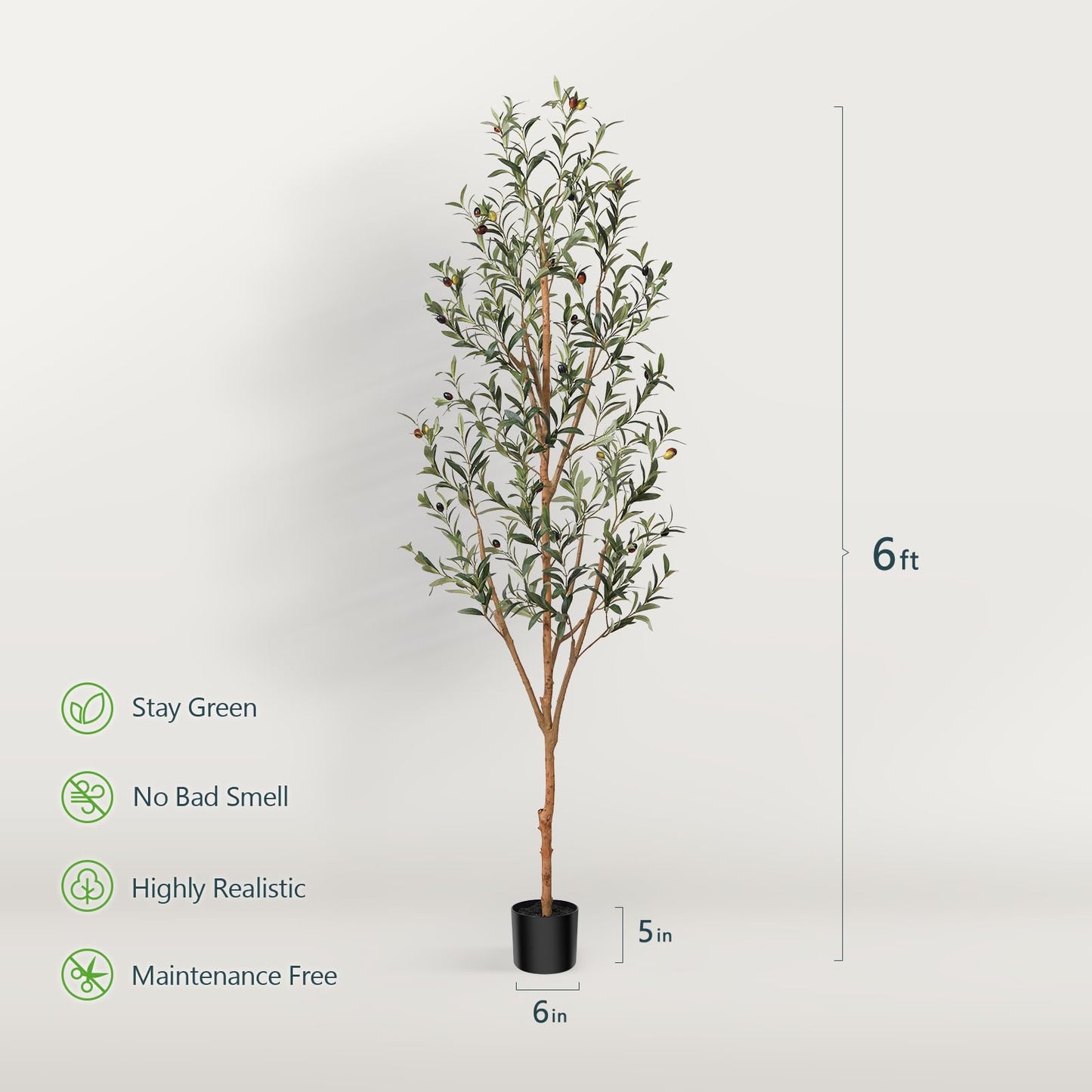 Kazeila Artificial Olive Tree