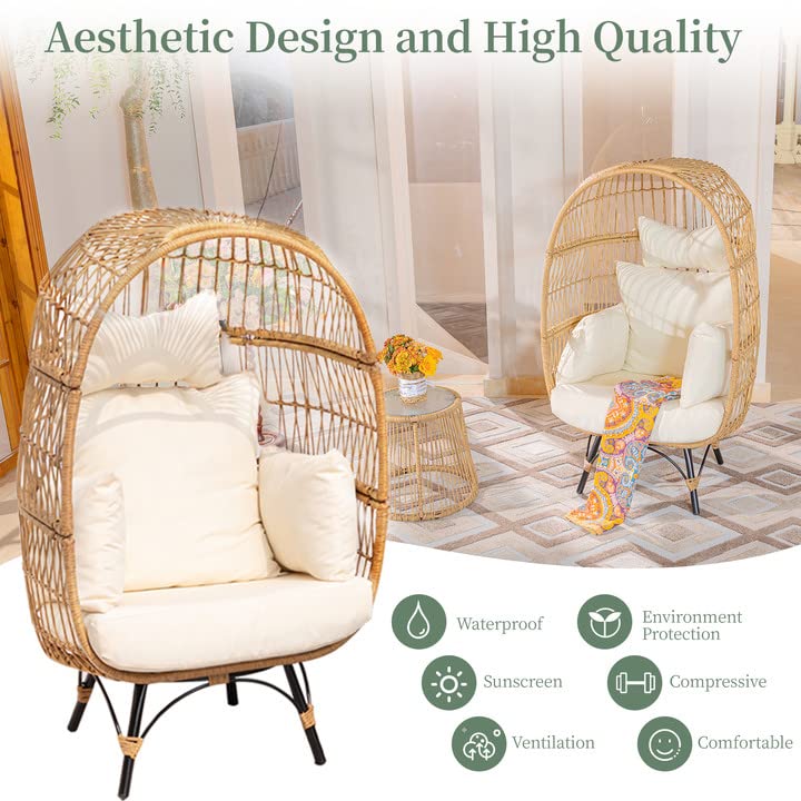 RADIATA Oversized Wicker Egg Chair