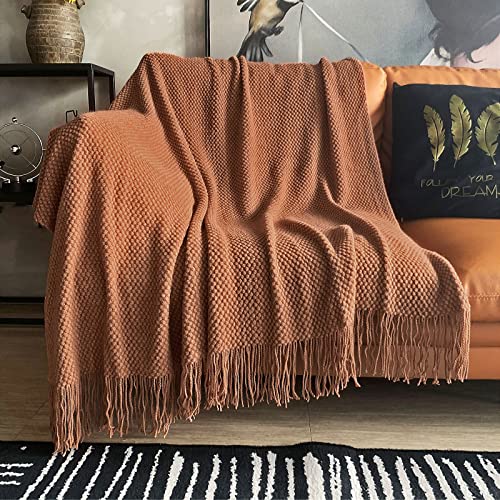 LOMAO Knitted Throw Blanket