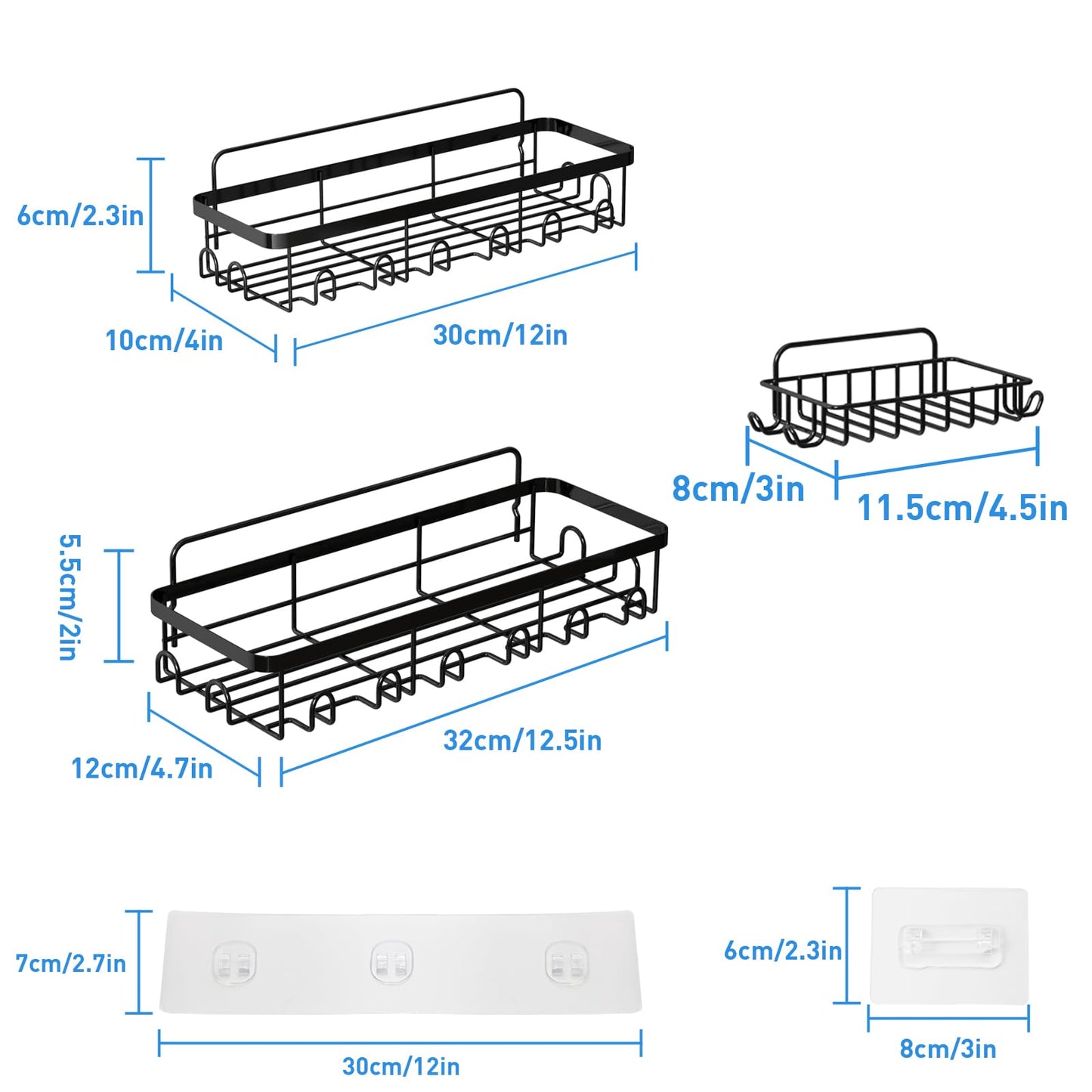 RNIDUTA Shower Caddy Shelf Organizer