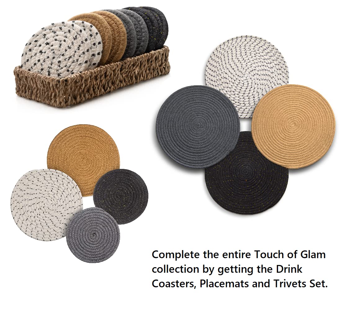 Round Cotton Trivets Set