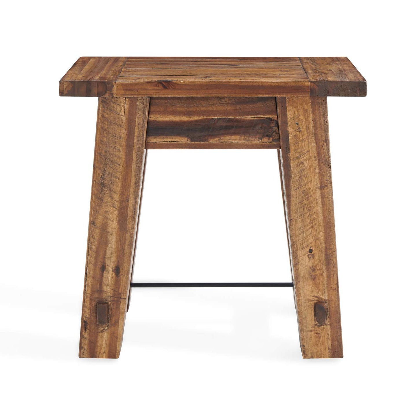 Alaterre Furniture Durango Industrial Wood End Table