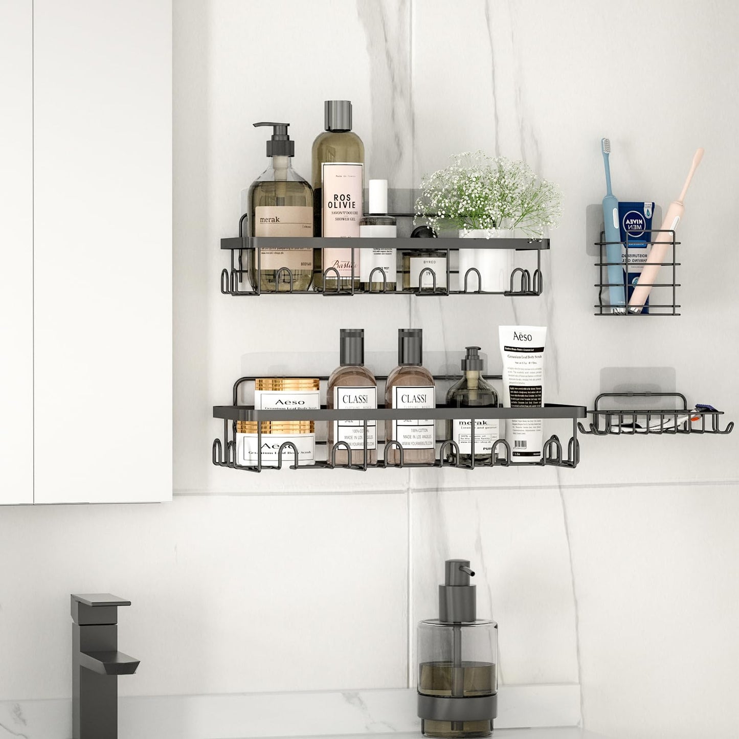 RNIDUTA Shower Caddy Shelf Organizer