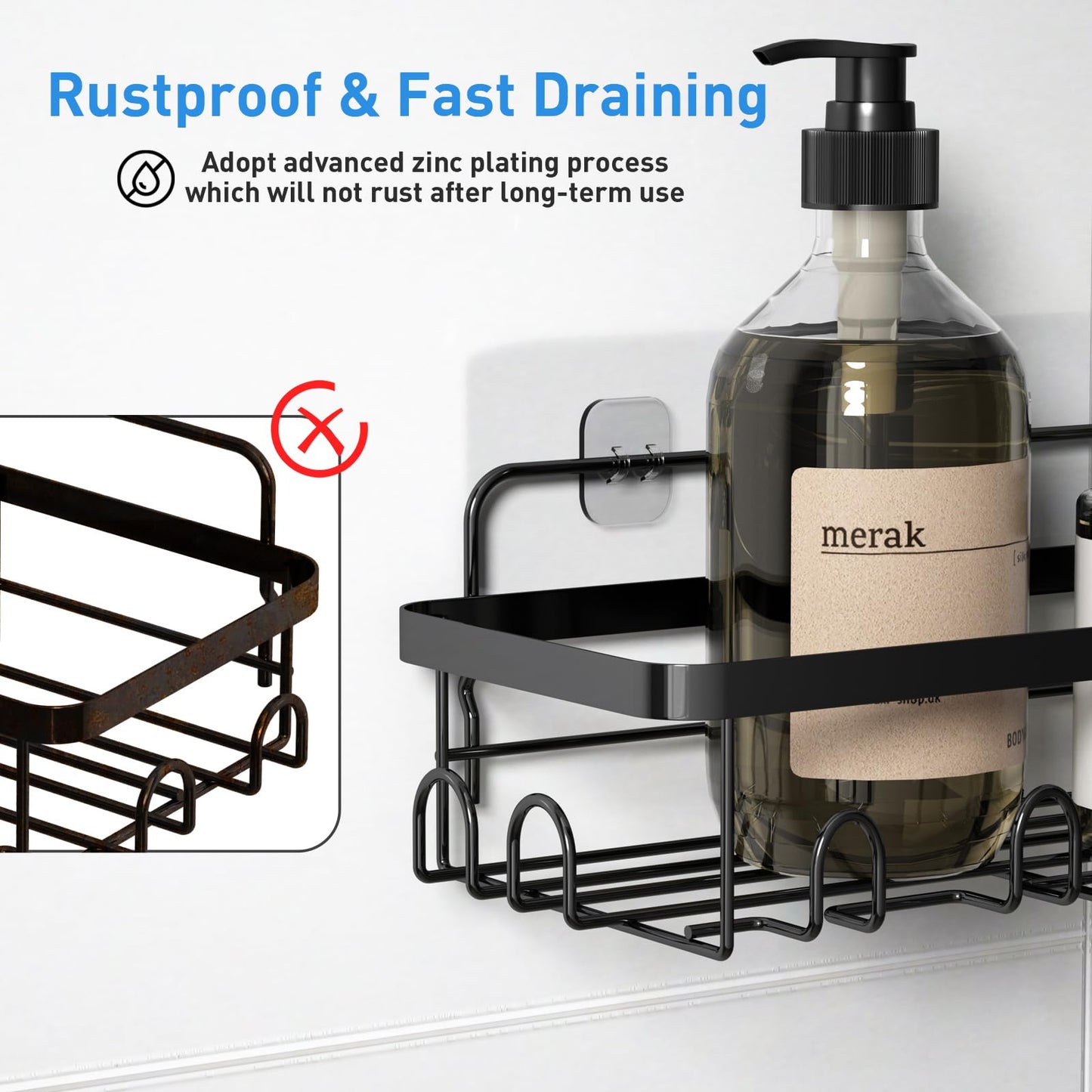 RNIDUTA Shower Caddy Shelf Organizer