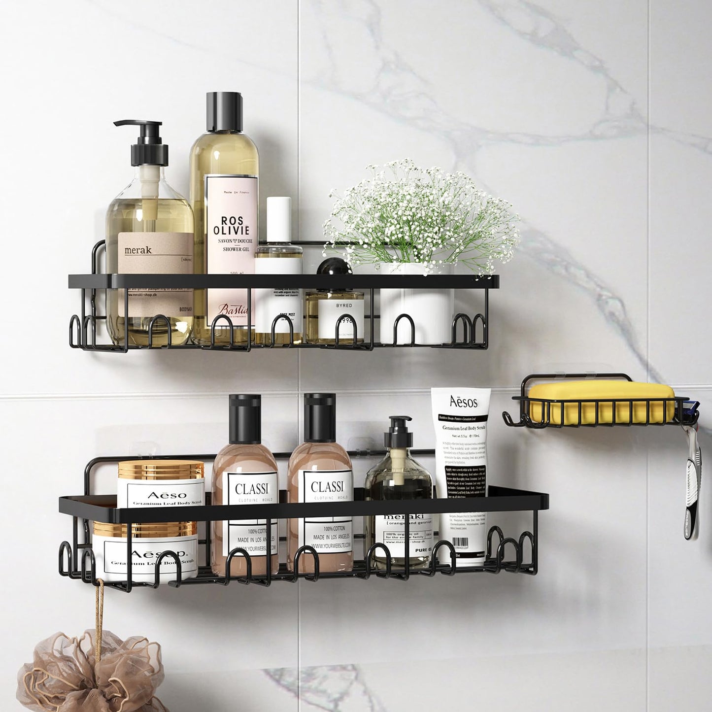 RNIDUTA Shower Caddy Shelf Organizer