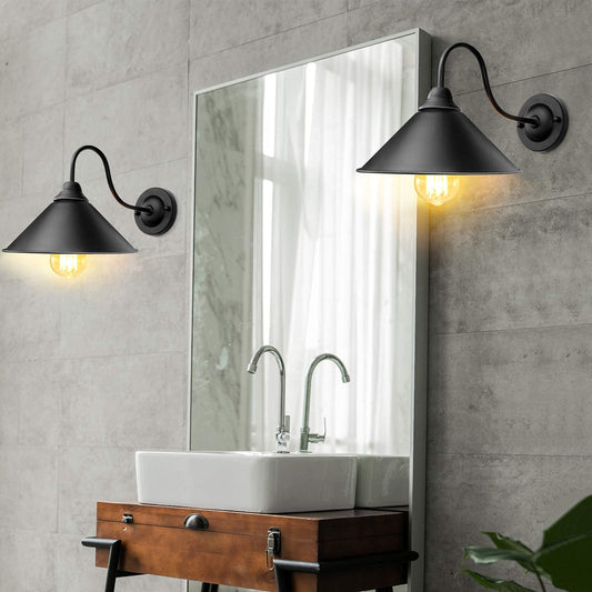 LYOOWNG Black Wall Sconces