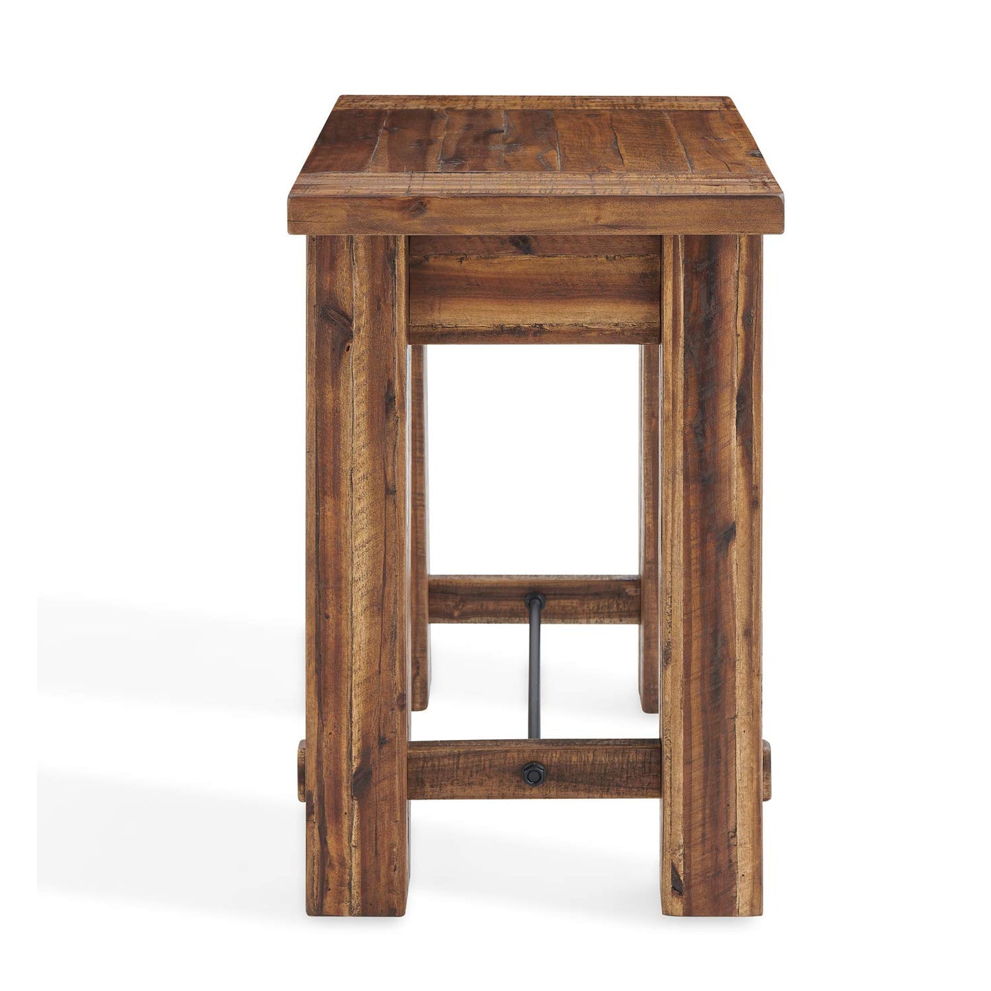 Alaterre Furniture Durango Industrial Wood End Table