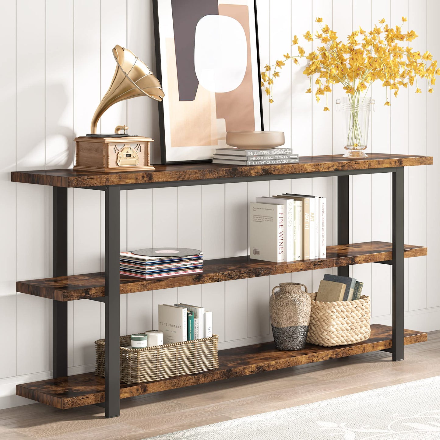 VANOMi 70.8 Inch Extra Long Console Table