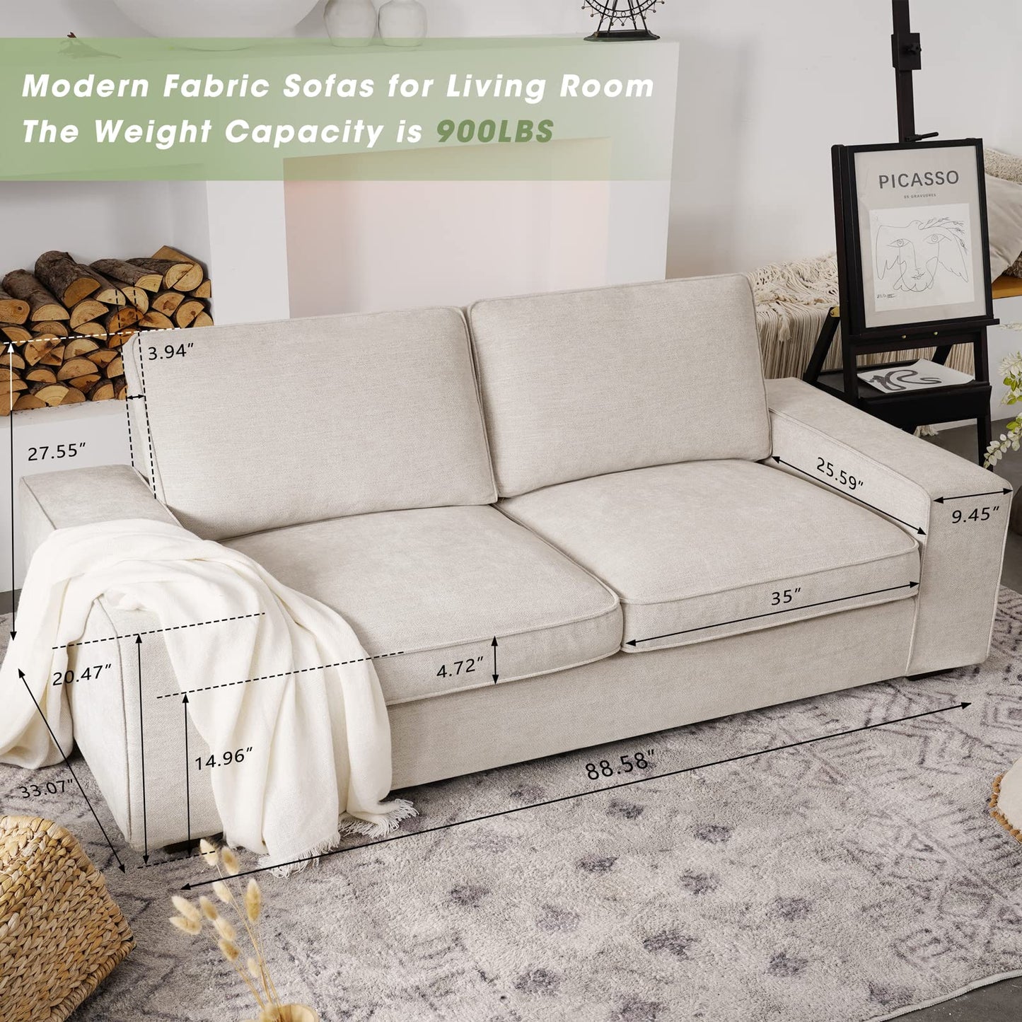 LEISLAND Modern Sofas