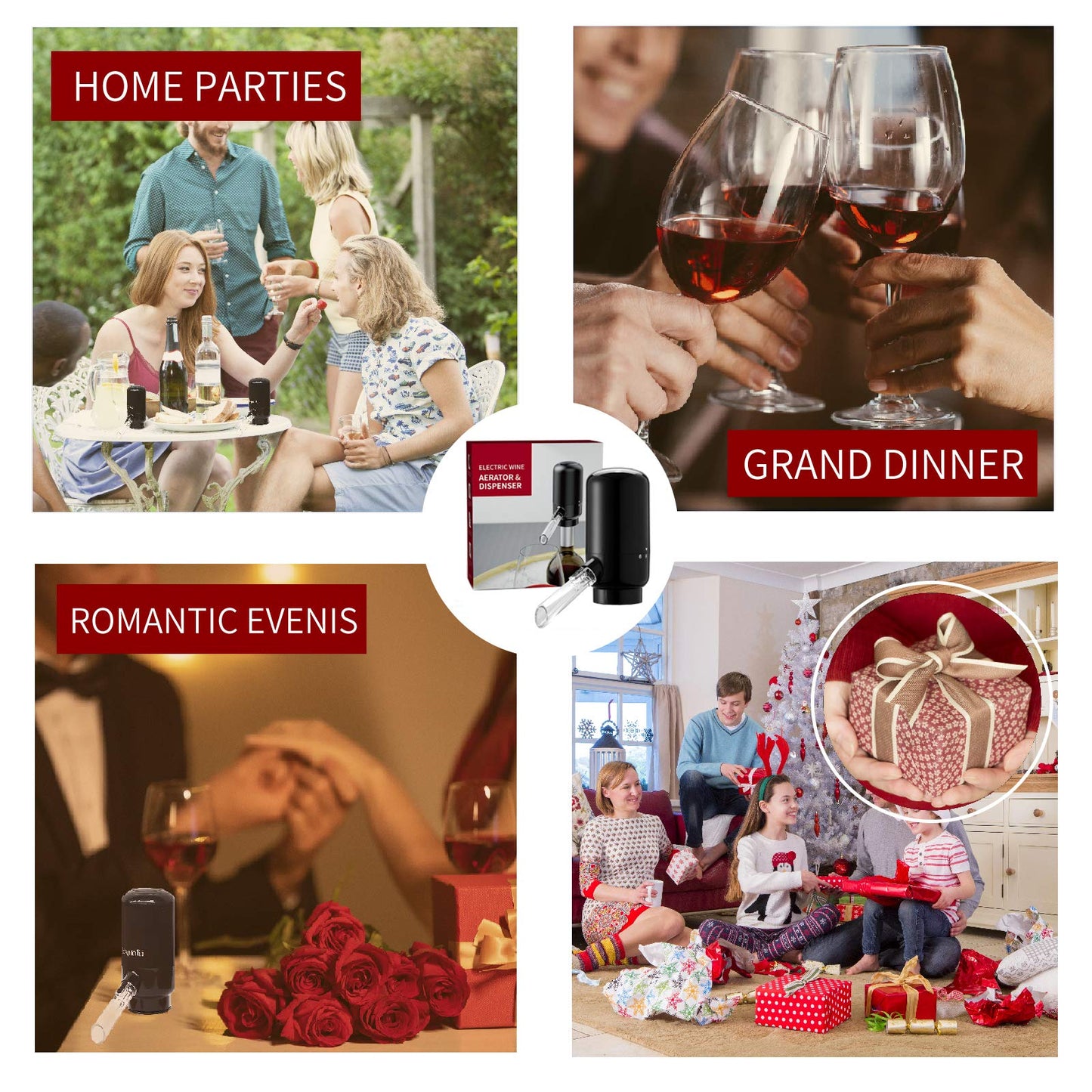 Exptolii Electric Wine Aerator Pourer