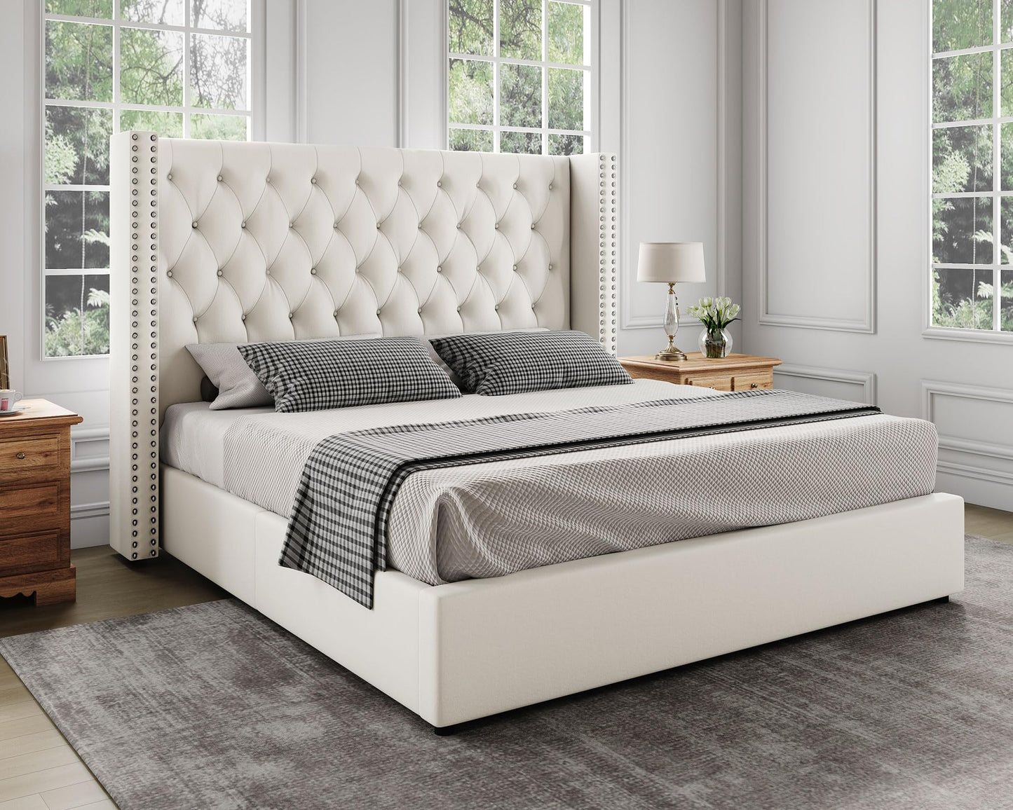 Jocisland Queen Size Lift Up Storage Bed