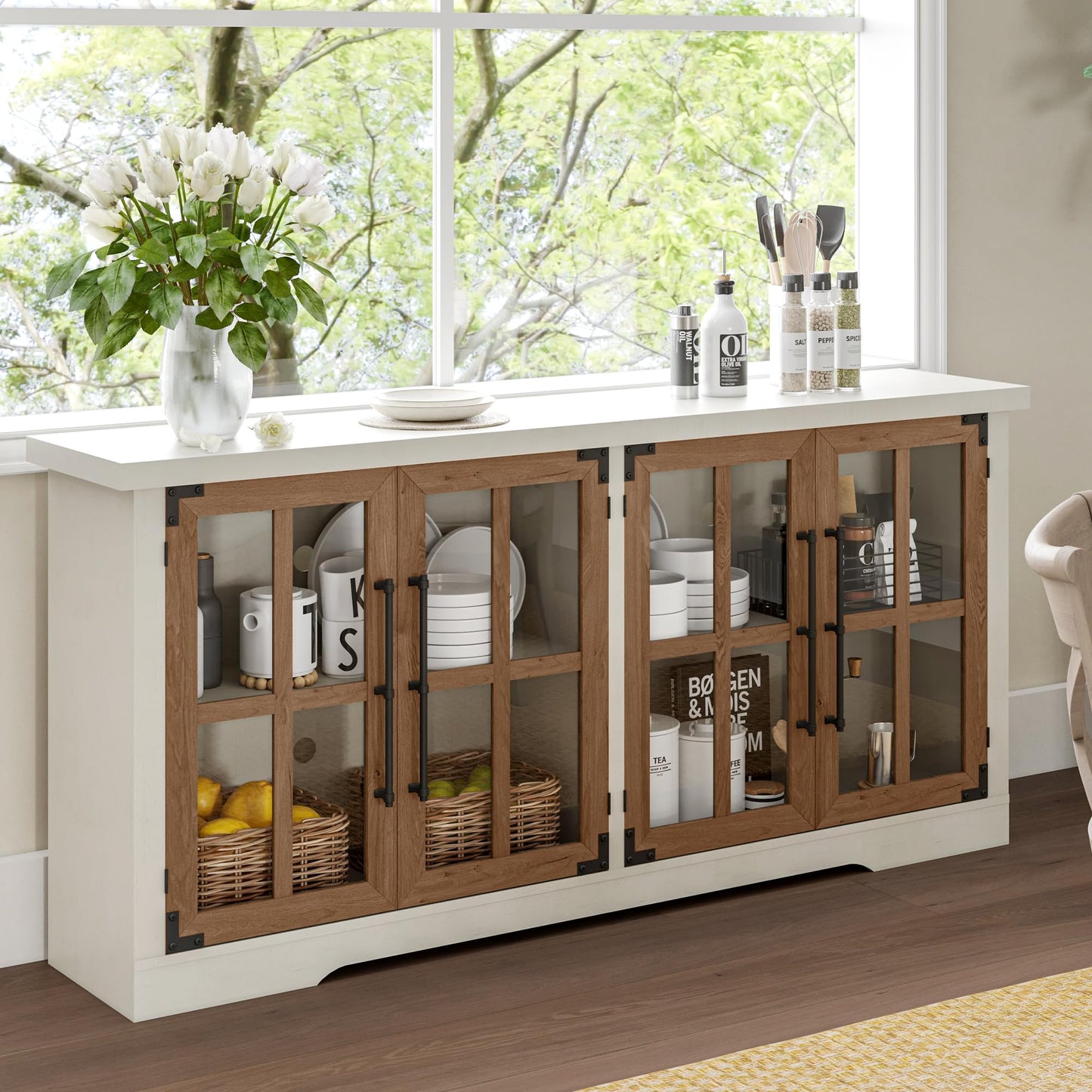 AMERLIFE Buffet Sideboard Cabinet