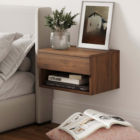 Nathan James Jackson Modern Floating Bedside Nightstand