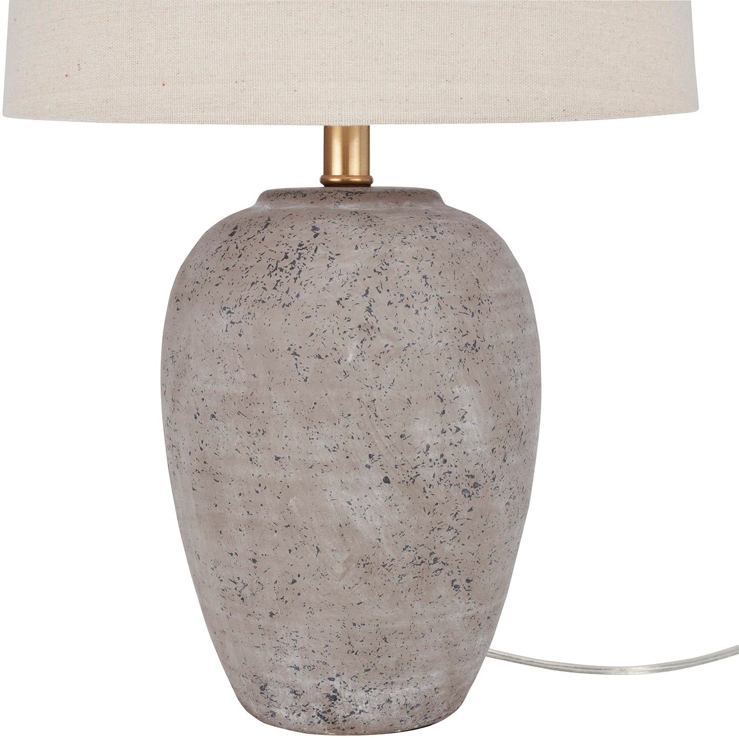 Nourison Rustic Ceramic Jar Table Lamp